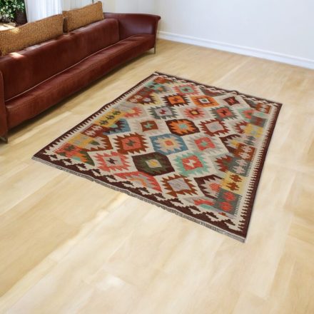 Afghan Kilim preproga Chobi 148x203 etnični ročno tkani Kilim