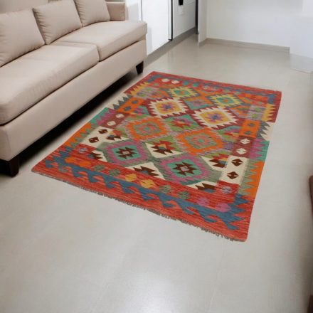 Maimana Kilim preproga 145x202 afgan ročno tkana Kilim