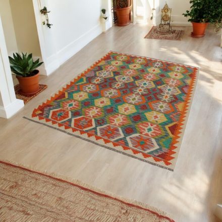 Preproga Kilim Chobi 156x204 Afganistanski ročno tkani kilim