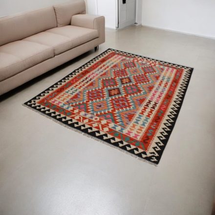 Ročno tkana Kilim Chobi 157x208 afgan volneni kilim