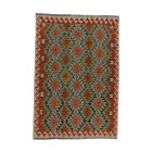 Volnena preproga Kilim Chobi 126x178 ročno tkani afgan kilim