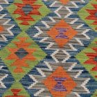Volnena preproga Kilim Chobi 126x178 ročno tkani afgan kilim