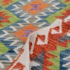 Volnena preproga Kilim Chobi 126x178 ročno tkani afgan kilim