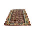 Afghan Kilim preproga Chobi 150x204 etnični ročno tkani Kilim
