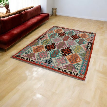 Afghan Kilim preproga Chobi 152x221 etnični ročno tkani Kilim