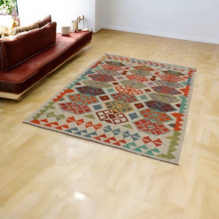 Chobi preproga Kilim 153x213 ročno tkana volna kelim