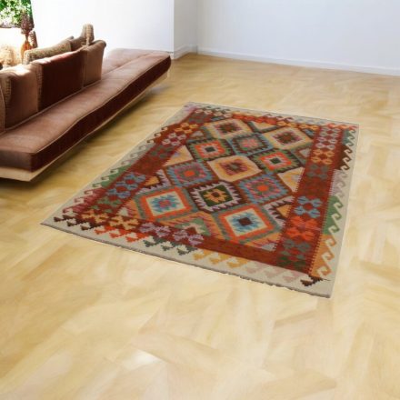 Ročno tkana Kilim 145x205 Maimana Kelim preproga