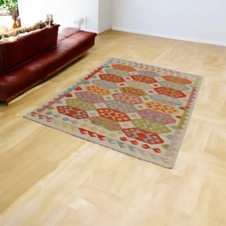 Preproga Kilim Chobi 140x203 Afganistanski ročno tkani kilim