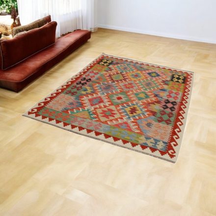 Ročno tkana Kilim Chobi 148x192 afgan volneni kilim