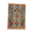 Volnena preproga Kilim Chobi 145x204 ročno tkani afgan kilim