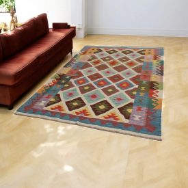 Maimana Kilim preproga 168x239 afgan ročno tkana Kilim