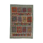 Maimana Kilim 170x245 cm – velika ročno tkana preproga s tradicionalnim vzorcem