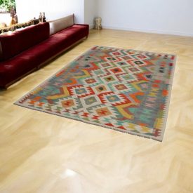   Preproga Kilim Chobi 179x248 Afganistanski ročno tkani kilim