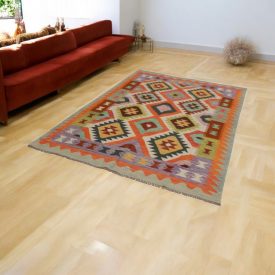   Afghan Kilim preproga Chobi 170x250 etnični ročno tkani Kilim