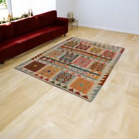 Ročno tkana Kilim 172x239 Maimana Kelim preproga