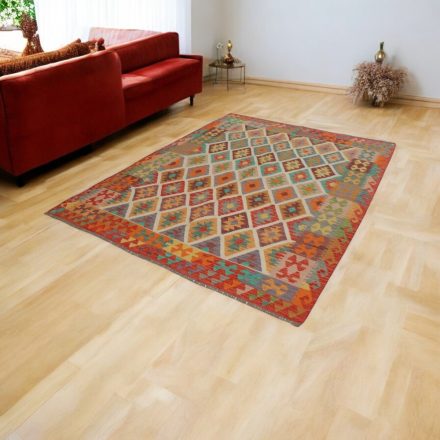 Afghan Kilim preproga Chobi 186x242 etnični ročno tkani Kilim
