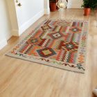 Chobi preproga Kilim 170x241 ročno tkana volna kelim