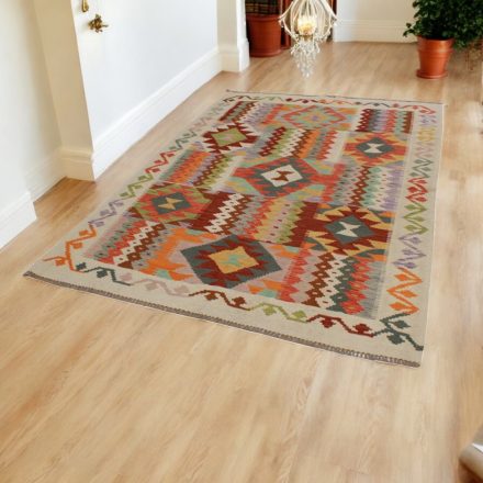Chobi preproga Kilim 170x241 ročno tkana volna kelim