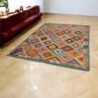 Volnena preproga Kilim Chobi 182x250 ročno tkani afgan kilim