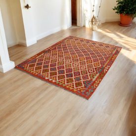   Preproga Kilim Chobi 160x218 Afganistanski ročno tkani kilim