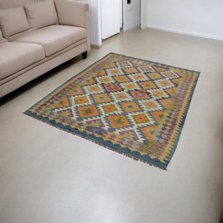 Preproga Kilim Chobi 156x202 Afganistanski ročno tkani kilim