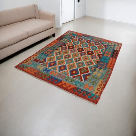 Maimana Kilim preproga 151x202 afgan ročno tkana Kilim