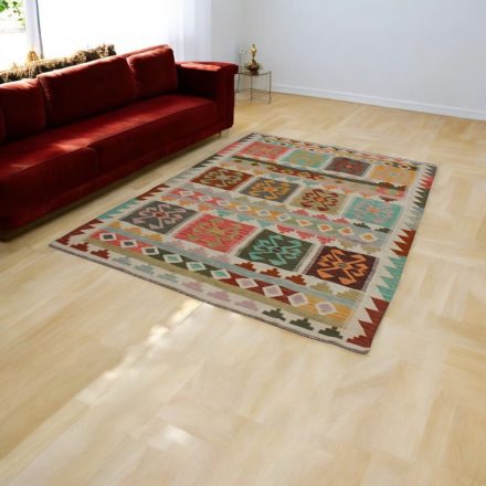 Volnena preproga Kilim Chobi 177x251 ročno tkani afgan kilim