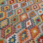 Ročno tkana Kilim Chobi 215x293 afgan volneni kilim