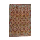 Ročno tkana Kilim 203x299 Maimana Kelim preproga