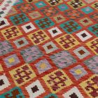 Volnena preproga Kilim Chobi 207x299 ročno tkani afgan kilim