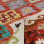 Volnena preproga Kilim Chobi 207x299 ročno tkani afgan kilim