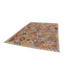 Afgan Kilim Chobi 201x304 ročno tkana preproga Kilim
