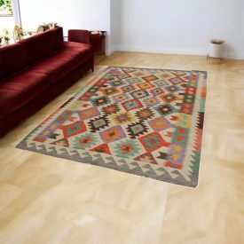 Etnična preproga Kilim Chobi 175x247 ročno tkana preproga
