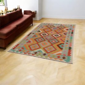 Afgan Kilim Chobi 165x253 ročno tkana preproga Kilim