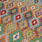 Volnena preproga Kilim Chobi 203x300 ročno tkani afgan kilim