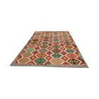 Afghan Kilim preproga Chobi 201x308 etnični ročno tkani Kilim