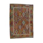 Volnena preproga Kilim Chobi 206x289 ročno tkani afgan kilim