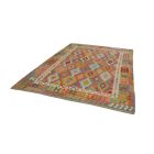 Volnena preproga Kilim Chobi 206x289 ročno tkani afgan kilim