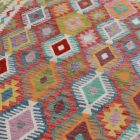 Volnena preproga Kilim Chobi 206x289 ročno tkani afgan kilim