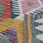 Volnena preproga Kilim Chobi 206x289 ročno tkani afgan kilim