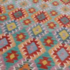 Afghan Kilim preproga Chobi 200x295 etnični ročno tkani Kilim