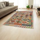 Volnena preproga Kilim Chobi 193x299 ročno tkani afgan kilim