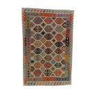 Volnena preproga Kilim Chobi 193x299 ročno tkani afgan kilim