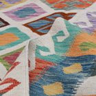 Volnena preproga Kilim Chobi 193x299 ročno tkani afgan kilim