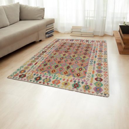 Ročno tkana Kilim Chobi 202x291 afgan volneni kilim