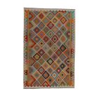 Chobi preproga Kilim 196x302 ročno tkana volna kelim