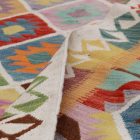 Chobi preproga Kilim 196x302 ročno tkana volna kelim