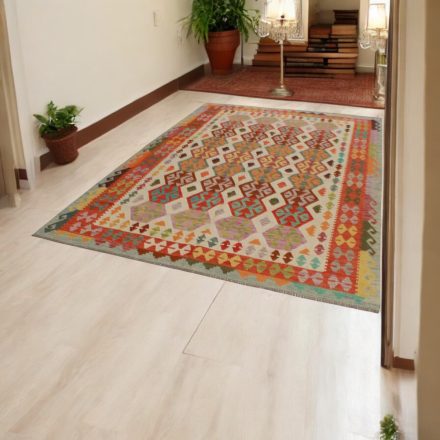 Ročno tkana Kilim 203x302 Maimana Kelim preproga
