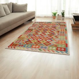 Preproga Kilim Chobi 198x301 Afganistanski ročno tkani kilim