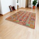Afghan Kilim preproga Chobi 201x298 etnični ročno tkani Kilim